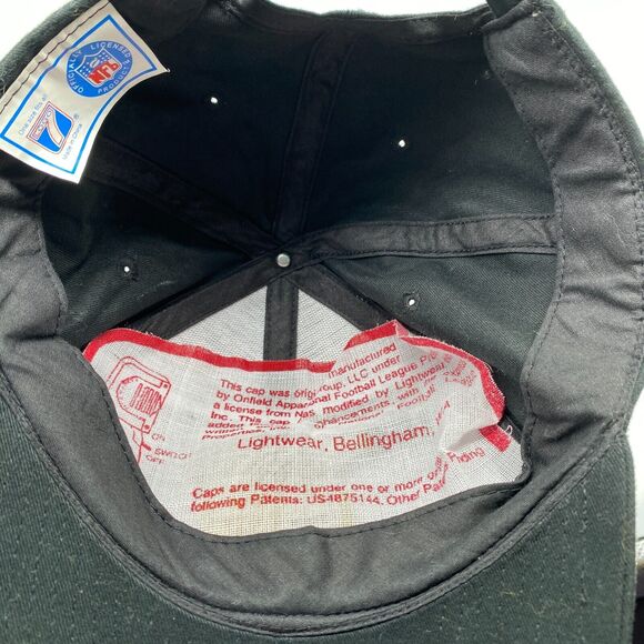 Vintage Pittsburgh Steelers Hat Cap Snap Back Black Yellow - Logo 7 NFL Football - Picture 9 of 11